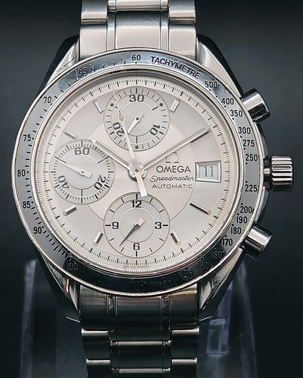 Omega Speedmaster Date 39MM Silver Dial Steel Bracelet (3513.30.00)