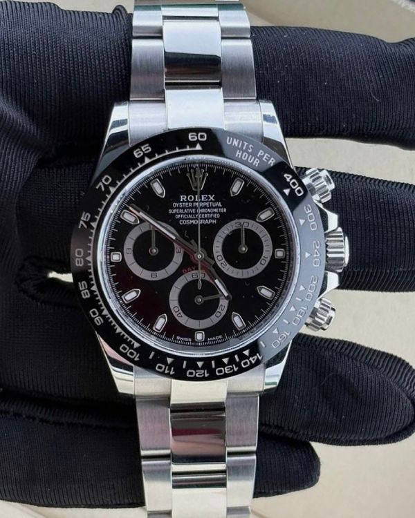 2019 Rolex Cosmograph Daytona 40MM Black Dial Oyster Bracelet (116500LN)