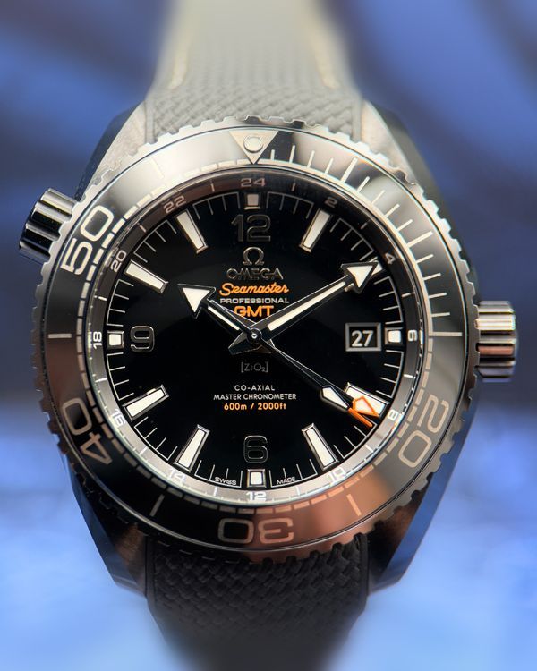 2024 Omega Seamaster Planet Ocean 600M 45.5MM Black Dial Rubber Strap (215.92.46.22.01.001)