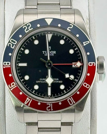 No Reserve - 2019 Tudor Black Bay GMT “Pepsi” 41MM Black Dial Steel Bracelet (79830RB)