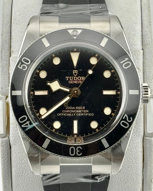 No Reserve - 2026 Tudor Black Bay '54 37MM Black Dial Rubber Strap (79000N)