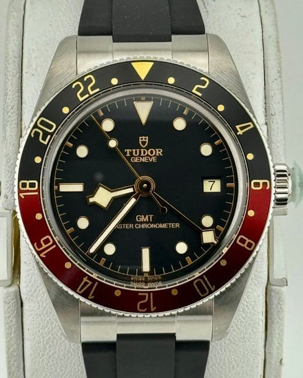 No Reserve - 2024 Tudor Black Bay '58 GMT "Coke" 39MM Black Dial Rubber Strap (7939G1A0NRU)