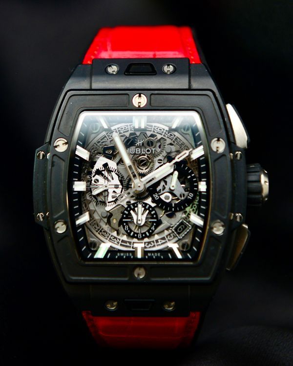 2023 Hublot Spirit Of Big Bang Black Magic Ceramic 42MM Skeleton Dial Rubber Strap (642.CI.0170.RX)