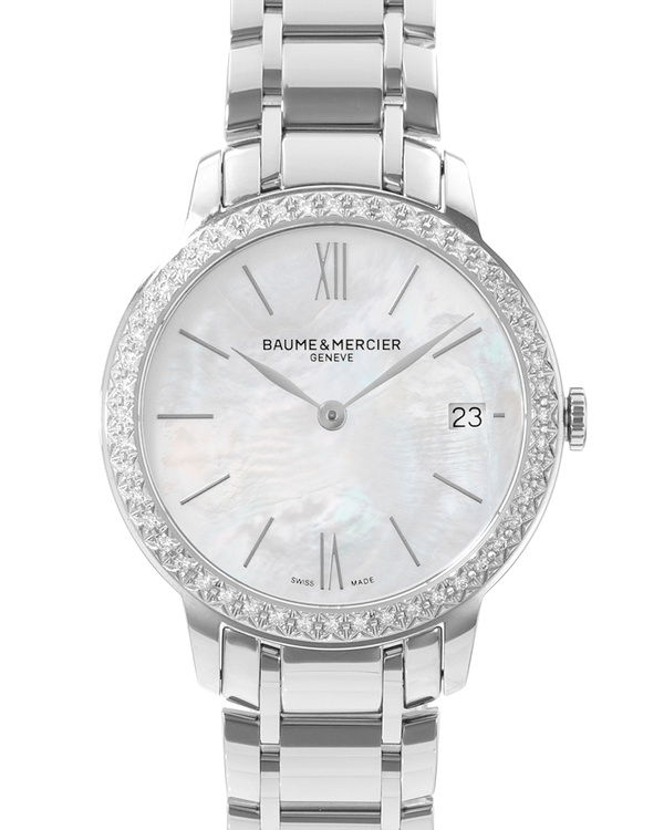 Baume & Mercier Classima 31MM Mother Of Pearl Dial Steel Bracelet (M0A10478)