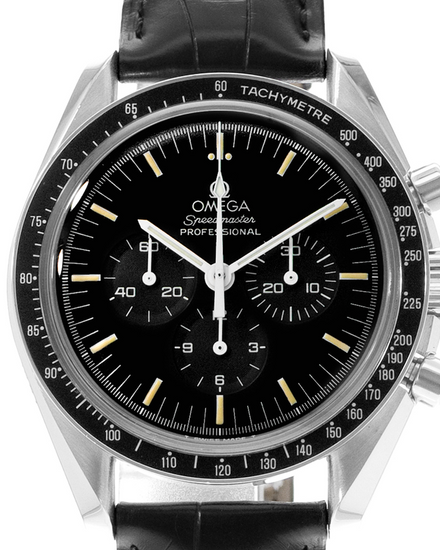 Omega Speedmaster Professional Moonwatch "Apollo XI 25th Anniversary" L.E. 42MM Black dial Leather Strap (3891.50.81)