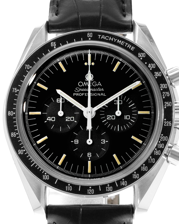Omega Speedmaster Professional Moonwatch "Apollo XI 25th Anniversary" L.E. 42MM Black dial Leather Strap (3891.50.81)