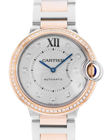 2025 Cartier Ballon Bleu 36MM Silver Dial Two-Tone Bracelet (W3BB0004 3754)