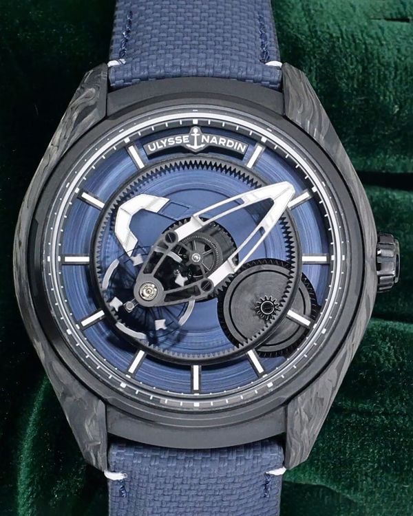 2025 Ulysse Nardin Freak X "Yoshida" L. E. 43MM Blue Dial Textile Strap (2303-270LE-3A-YOSH)