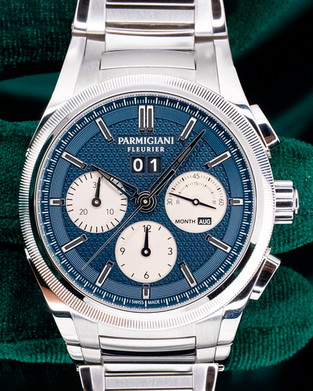 2022 Parmigiani Fleurier Tonda GT Chronopgraph “Yoshida Special” L.E. 42MM Blue Dial Steel Bracelet (PFS906-1020002-100182)