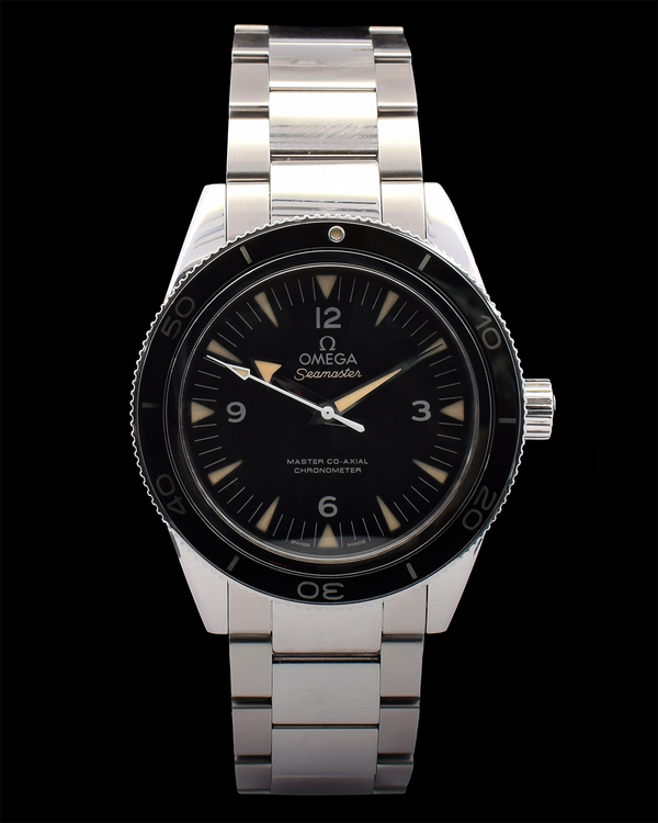2019 Omega Seamaster 300 41MM Black Dial Steel Bracelet (233.30.41.21.01.001)