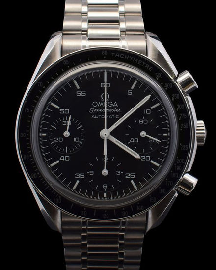 Omega Speedmaster 39MM Black Dial Steel Bracelet (3510.50.00)