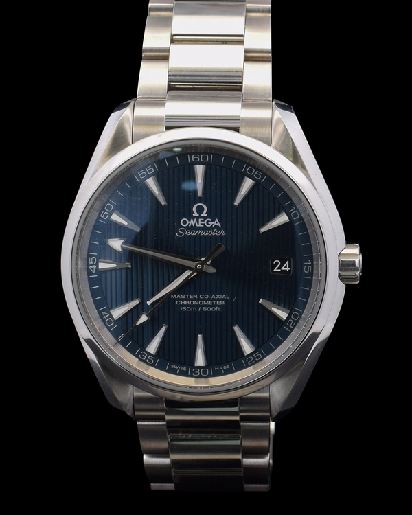 2017 Omega Seamaster Aqua Terra 150M 41.5MM Blue Dial Steel Bracelet (231.10.42.21.03.003)