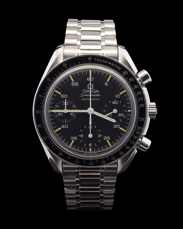 Omega Speedmaster Reduced 39MM Black Dial Steel Bracelet (3510.50.00)