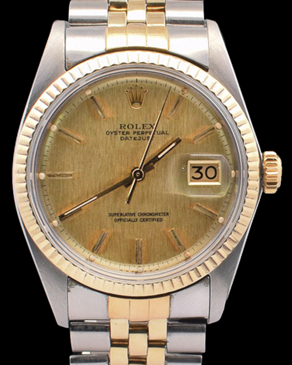 1975 Rolex Datejust 36MM Champagne Dial Two-Tone Jubilee Bracelet (1601)