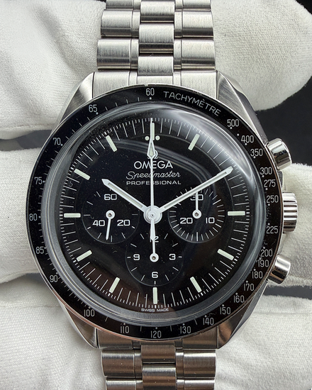 Omega Speedmaster Professional Moonwatch 42MM Black Dial Steel Bracelet (310.30.42.50.01.001)