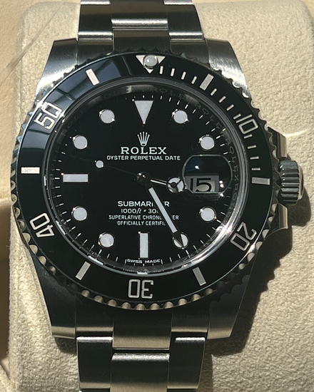 2019 Rolex Submariner Date 40MM Black Dial Oyster Bracelet (116610LN)