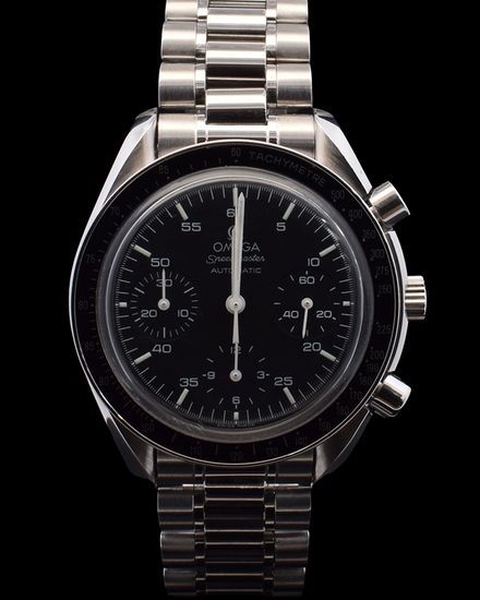 Omega Speedmaster Reduced 39MM Black Dial Steel Bracelet (3510.50.00)