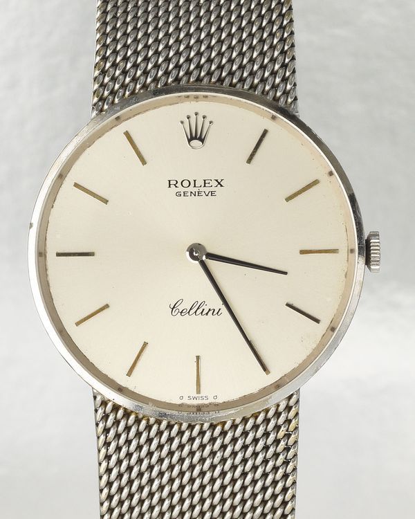Rolex Cellini 31MM Silver Dial White Gold Bracelet (4088)