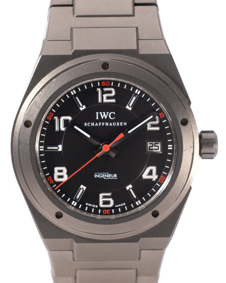 IWC Schaffhausen Ingenieur 42.5MM Black Dial Steel Bracelet (IW322702)