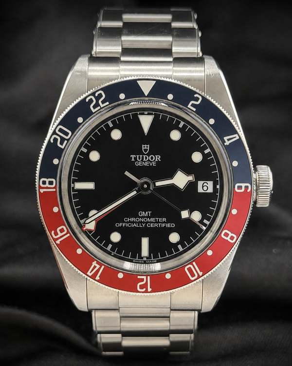 2020 Tudor Black Bay GMT "Pepsi" 41MM Black Dial Steel Bracelet (79830RB)