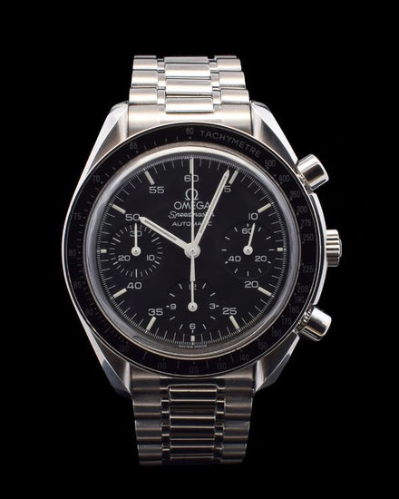 Omega Speedmaster Reduced 39MM Black Dial Steel Bracelet (3510.50.00)