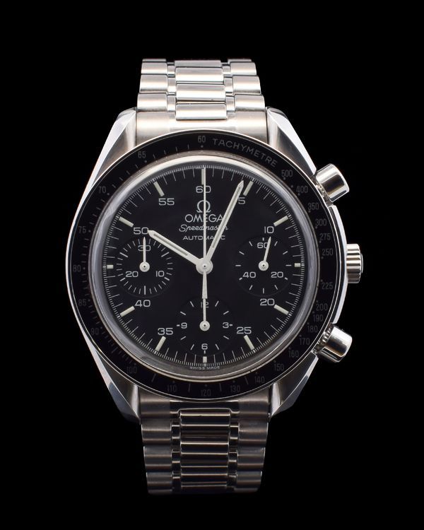 Omega Speedmaster Reduced 39MM Black Dial Steel Bracelet (3510.50.00)