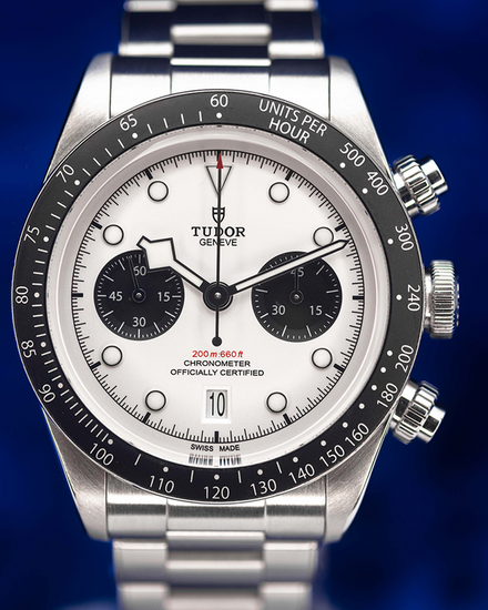 2021 Tudor Black Bay Chrono "Panda" 41MM White Dial Steel Bracelet (79360N)