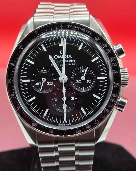 2025 Omega Speedmaster Professional Moonwatch 42MM Black Dial Steel Bracelet (310.30.42.50.01.001)