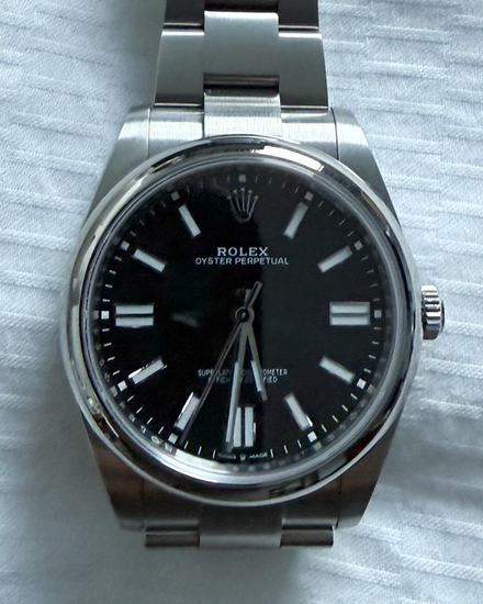 2023 Rolex Oyster Perpetual 41MM Black Dial Oyster Bracelet (124300)