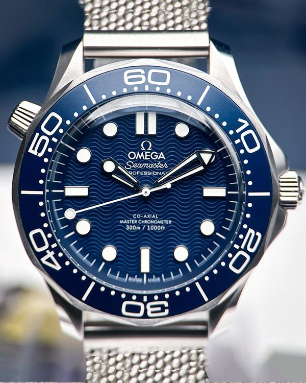 2024 Omega Seamaster Diver 300M "James Bond 60th Anniversary" 42MM Blue Dial Steel Bracelet (210.30.42.20.03.0002)