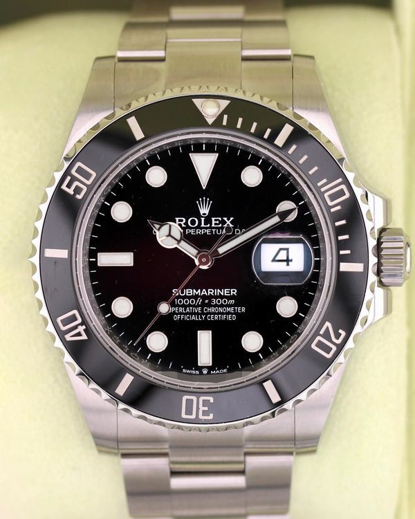 No Reserve - 2021 Rolex Submariner Date 41MM Black Dial Oyster Bracelet (126610LN)