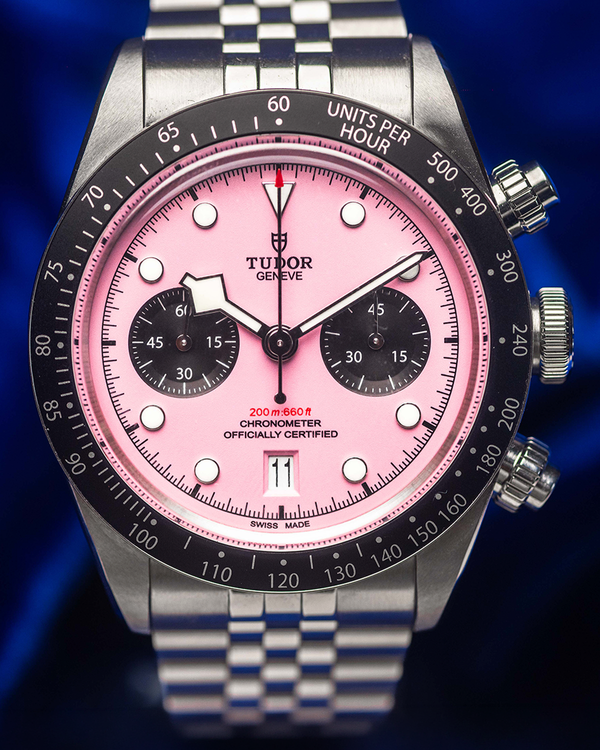 2025 Tudor Black Bay Chrono "Flamingo" 41MM Pink Dial Steel Bracelet (79360-0019)