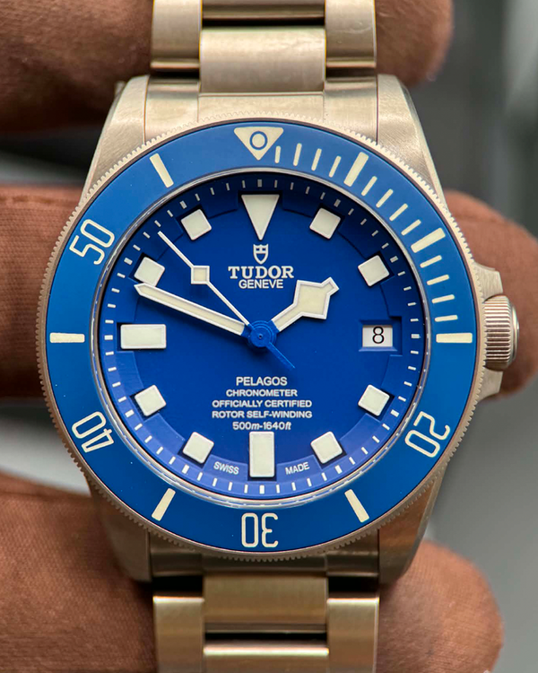 2024 Tudor Pelagos 42MM Blue Dial Titanium Bracelet (25600TB)