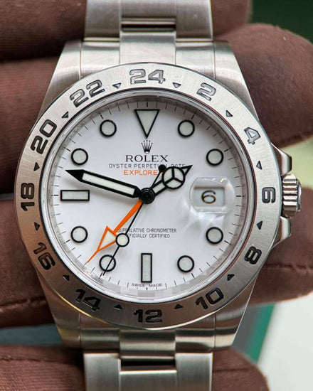 2012 Rolex Explorer II "Polar" 42MM White Dial Oyster Bracelet (216570)