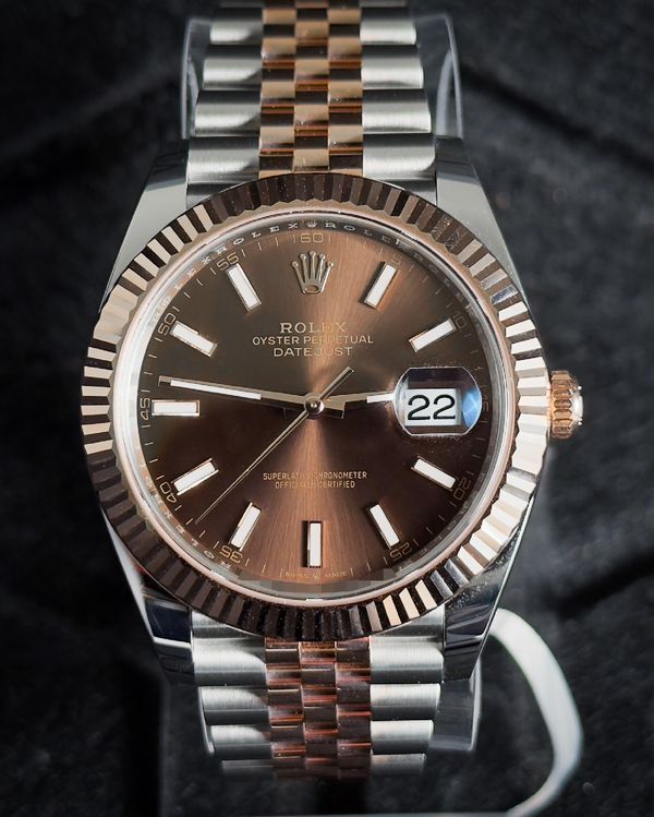 2026 Rolex Datejust 41MM  Chocolate Dial Two-Tone Jubilee Bracelet (126331)