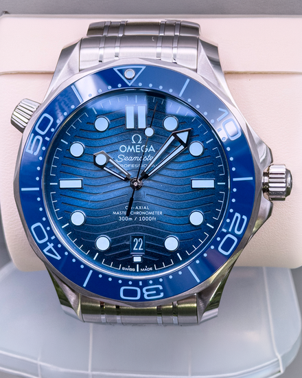 2026 Omega Seamaster Diver 300M "Summer Blue" 42MM Blue Dial Steel Bracelet (210.30.42.20.03.003)