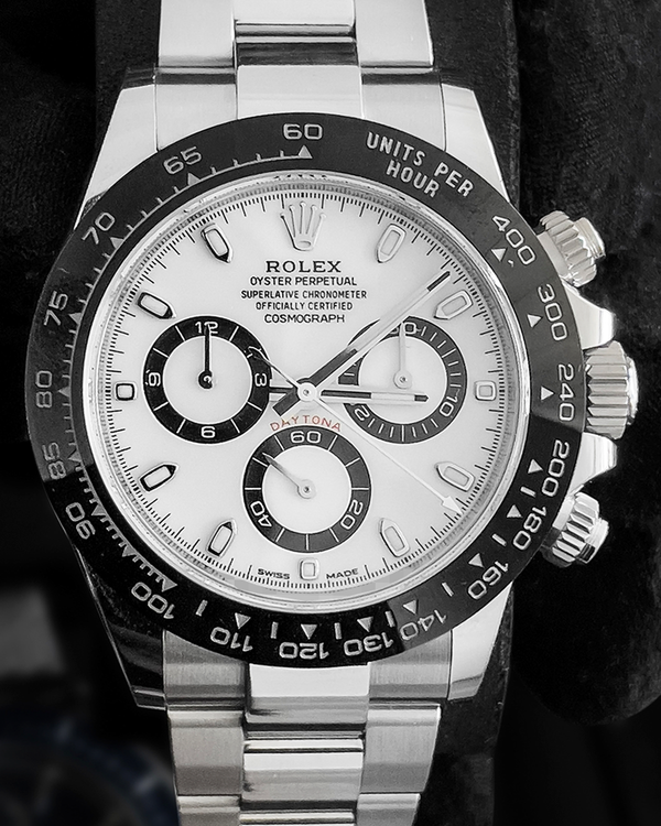 2022 Rolex Cosmograph Daytona "Panda" 40MM White Dial Oyster Bracelet (116500LN)
