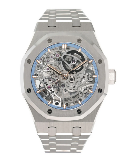 2025 Audemars Piguet Royal Oak 37MM Skeleton Dial White Gold Bracelet (15467BC.OO.1256BC.01)