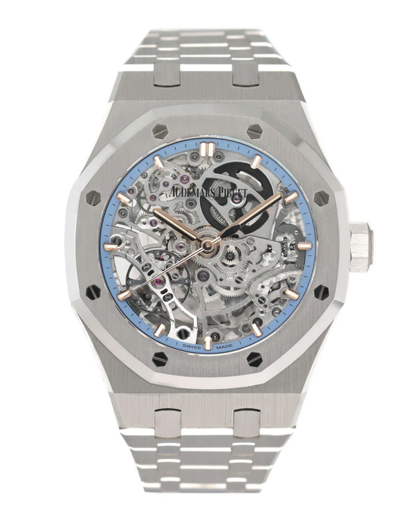 2025 Audemars Piguet Royal Oak 37MM Skeleton Dial White Gold Bracelet (15467BC.OO.1256BC.01)