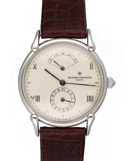Vacheron Constantin Historiques 32MM Off White Dial Aftermarket Leather Strap (48100/000P-7627)