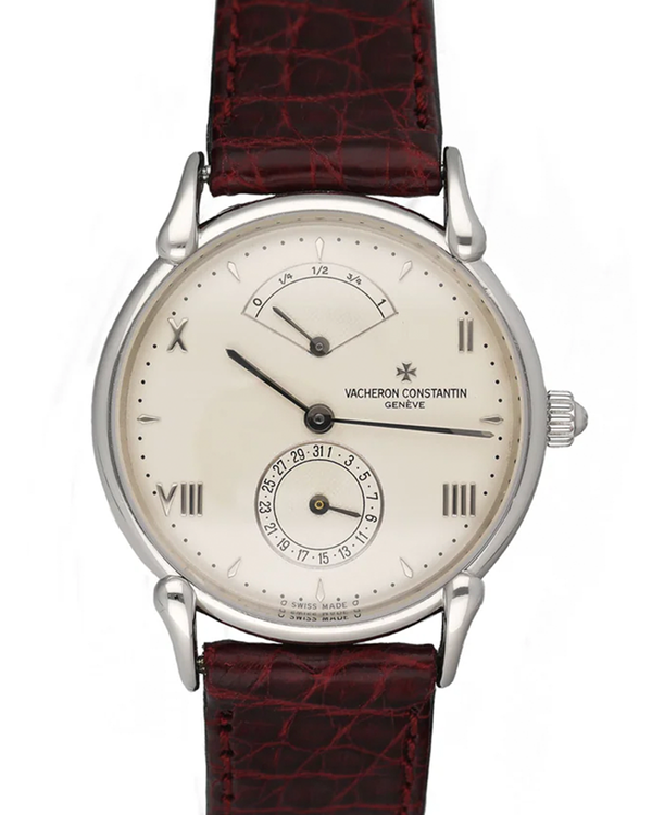 Vacheron Constantin Overseas 32MM Off White Dial Leather Strap (48100/000P-7627)