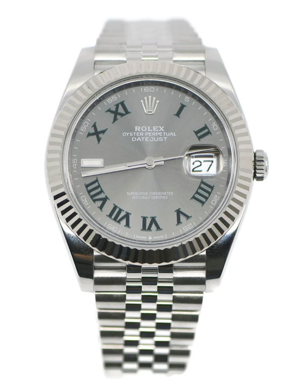 2025 Rolex Datejust "Wimbledon" 41MM Slate Dial Jubilee Bracelet (126334)