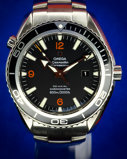 No Reserve - Omega Seamaster Planet Ocean 45.5MM Black Dial Steel Bracelet (2201.51.00)