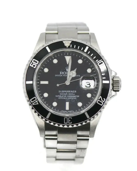 2009 Rolex Submariner Date 40MM Black Dial Oyster Bracelet (16610)