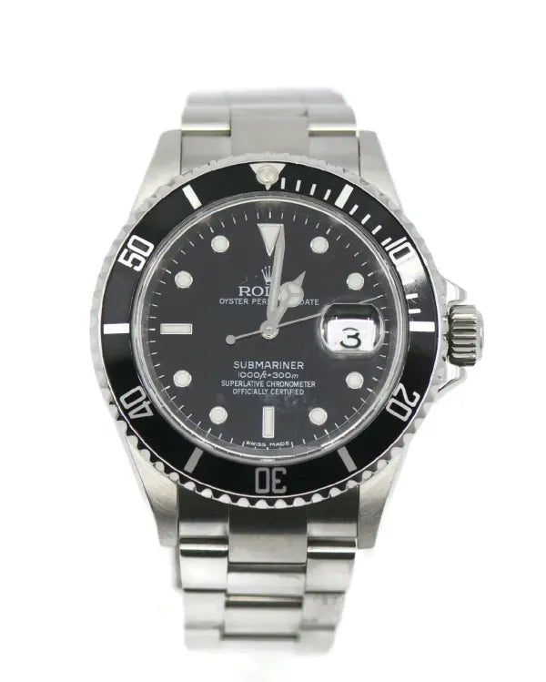 2009 Rolex Submariner Date 40MM Black Dial Oyster Bracelet (16610)