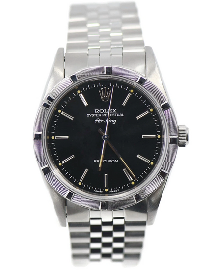 1997 Rolex Air-King 34MM Black Dial Jubilee Bracelet (14010)