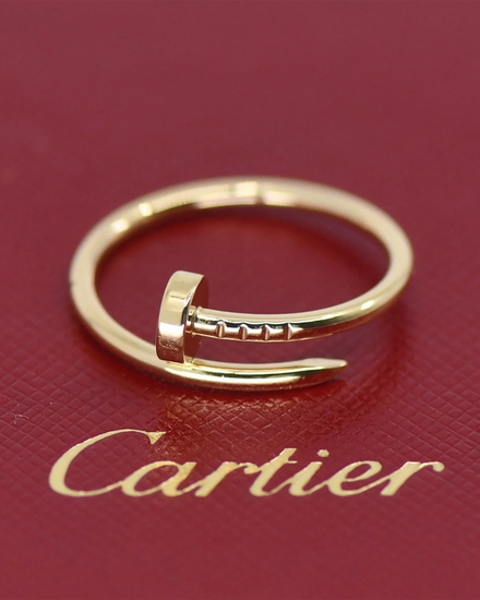 2021 Cartier Just Un Clou SM 58/7MM Yellow Gold Ring (CRB4225958)