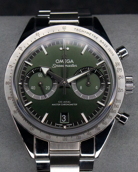 2025 Omega Speedmaster '57 40.5MM Green Dial Steel Bracelet (332.10.41.51.10.001)