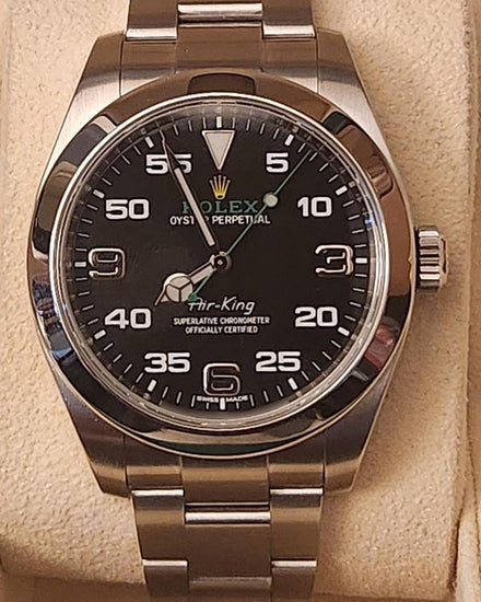 2020 Rolex Air-King 40MM Black Dial Oyster Bracelet (116900)