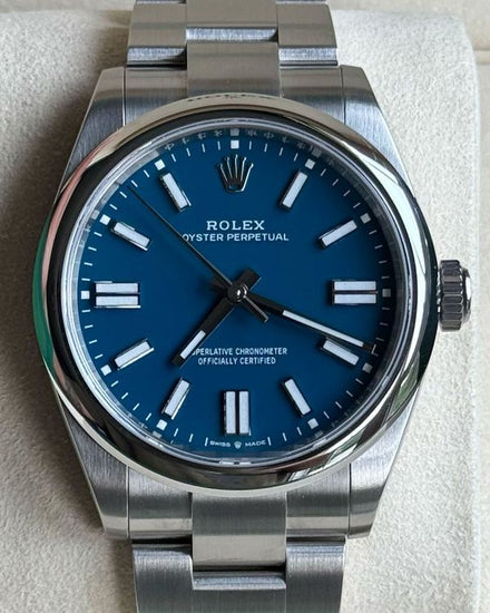 2026 Rolex Oyster Perpetual 41MM Blue Dial Oyster Bracelet (134300)